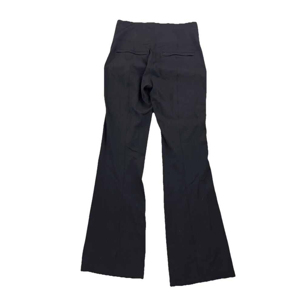 Athleta Delancey Flare Pants Medium Women Pull On Black 32" Inseam Q21